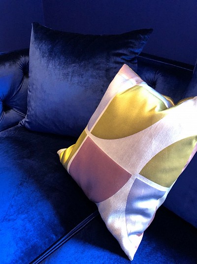 Custom made media room sofa